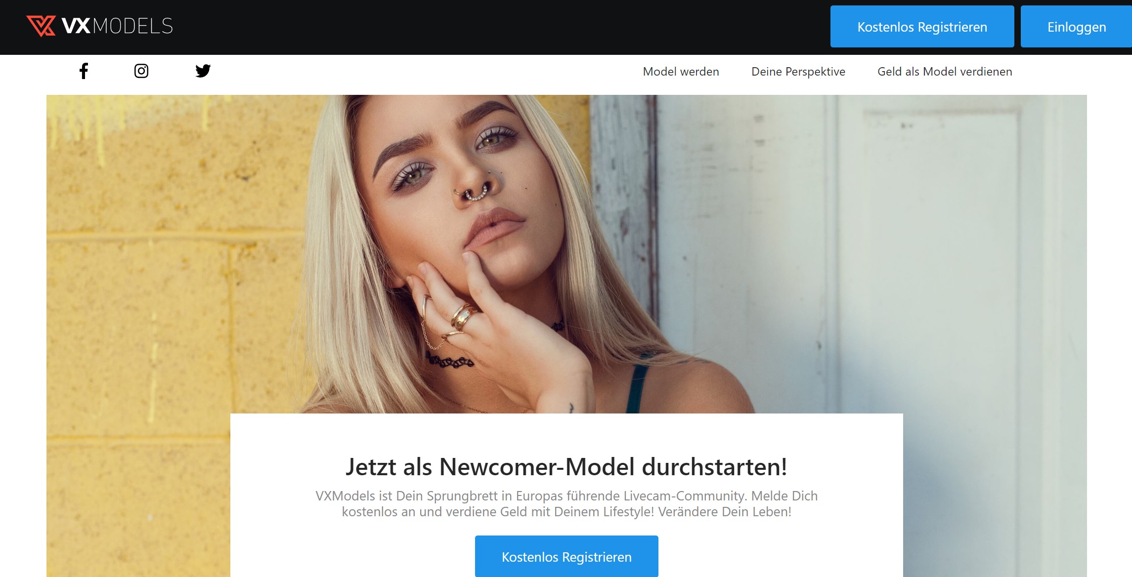 Cam Model werden bei VX Models